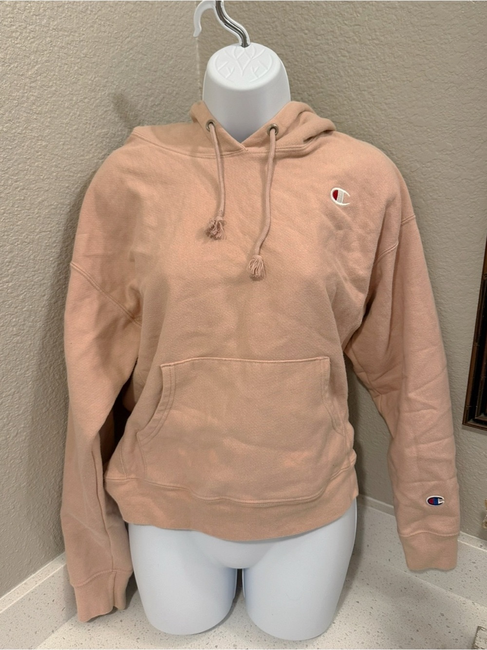 Champion Women's Blush Pink Pullover Hoodie
